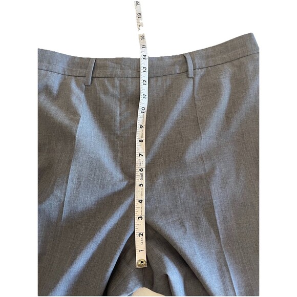 Prada Milano Virgin Wool Designer Dress Pants Men’s 34x26 Gray Cuffed Italian - Picture 10 of 13